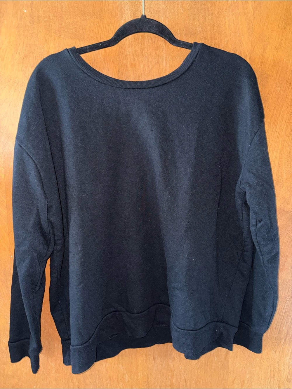 Atmosphere Black Crewneck Pullover Sweater
